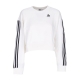 felpa leggera girocollo corta donna adicolor classics sweatshirt WHITE