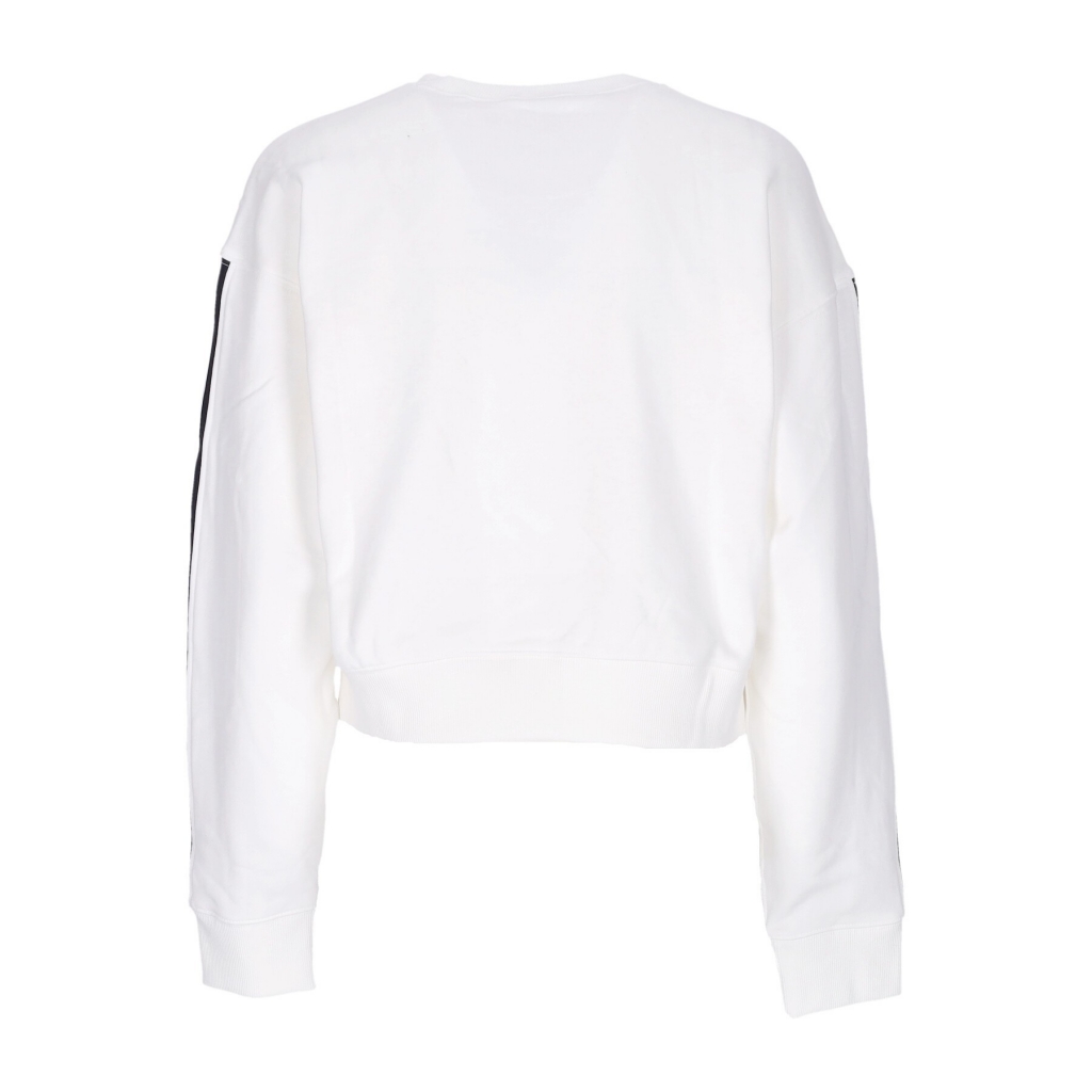 felpa leggera girocollo corta donna adicolor classics sweatshirt WHITE