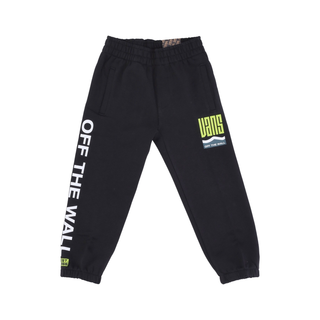 pantalone tuta felpato bambino maze fleece pant BLACK