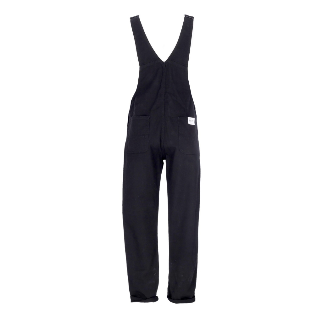 salopette donna w bib overall BLACK RINSED