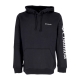 felpa cappuccio uomo trek hoodie BLACK