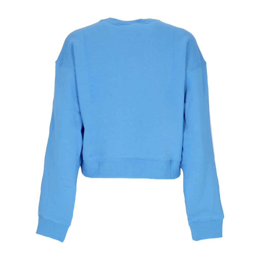 felpa leggera girocollo donna stripes sweatshirt PULSE BLUE