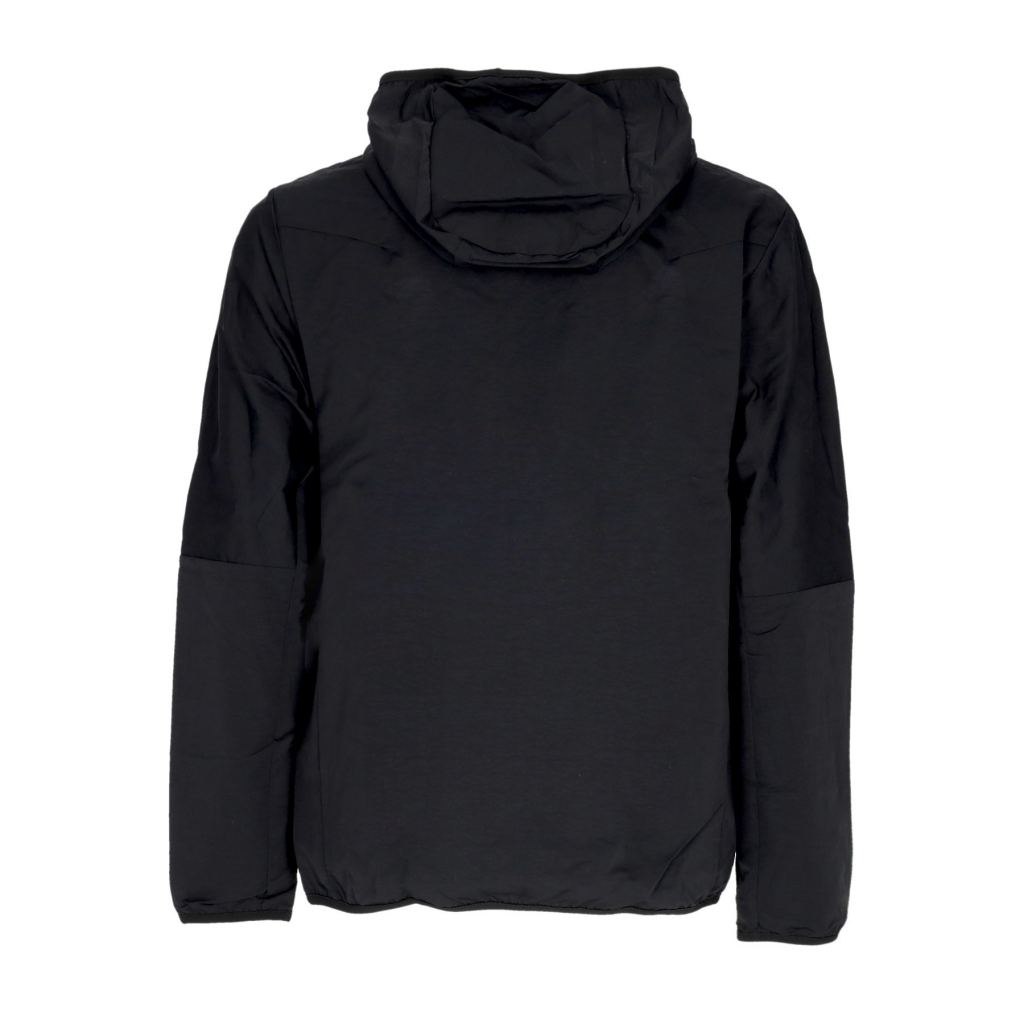 giacca a vento uomo tech woven full-zip lined hooded jacket BLACK/BLACK