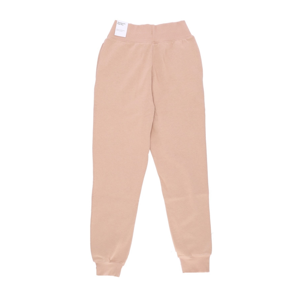 pantalone tuta felpato donna sportswear phoenix fleece high-waisted joggers HEMP/SAIL