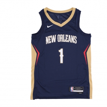 canotta basket uomo nba dri-fit swingman jersey icn 22 no 1 zion williamson neopel COLLEGE NAVY