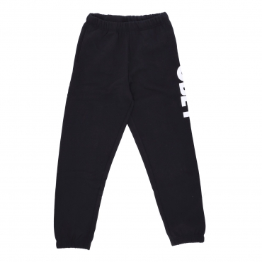 pantalone tuta felpato uomo bold sweatpants BLACK