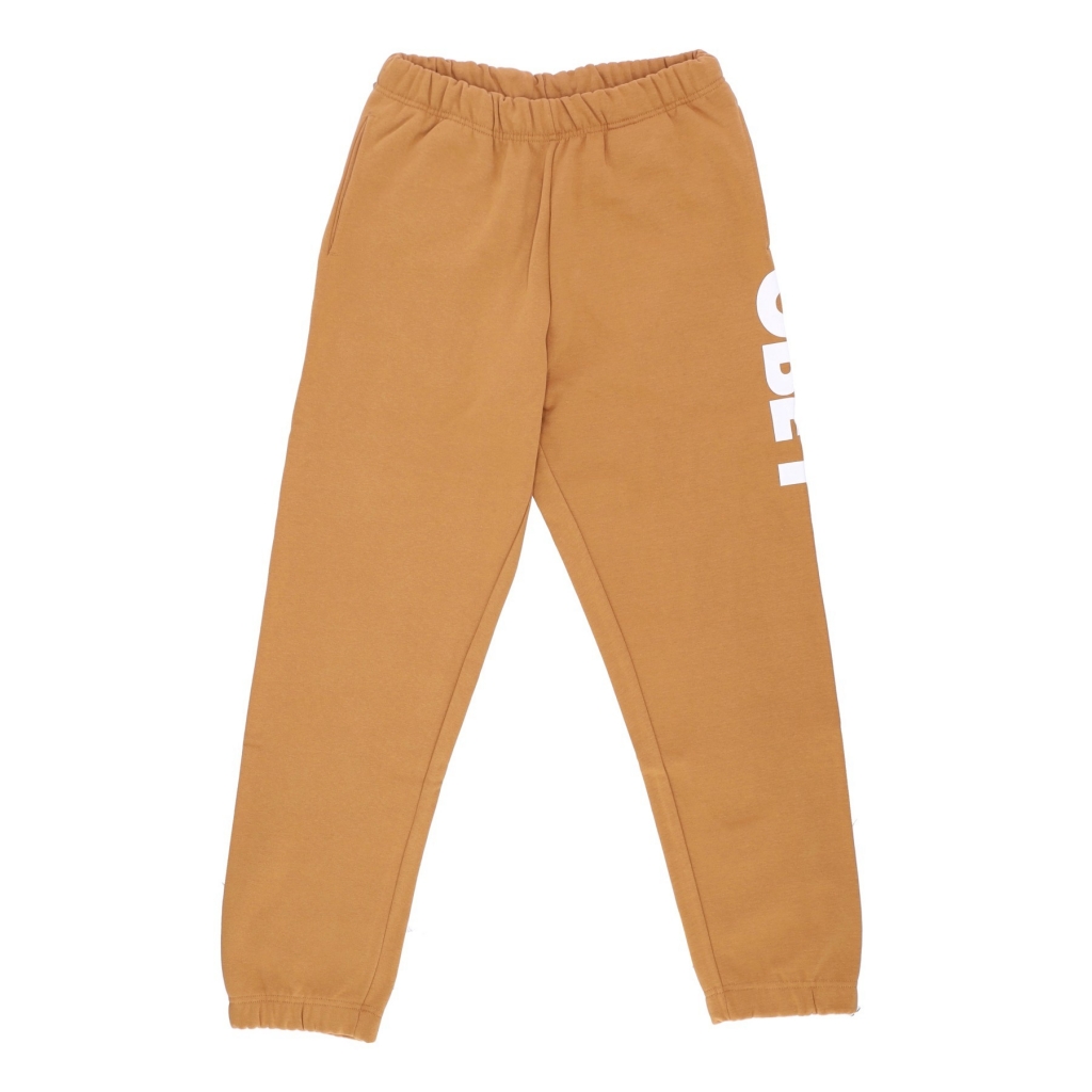 pantalone tuta felpato uomo bold sweatpants BROWN SUGAR