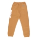 pantalone tuta felpato uomo bold sweatpants BROWN SUGAR