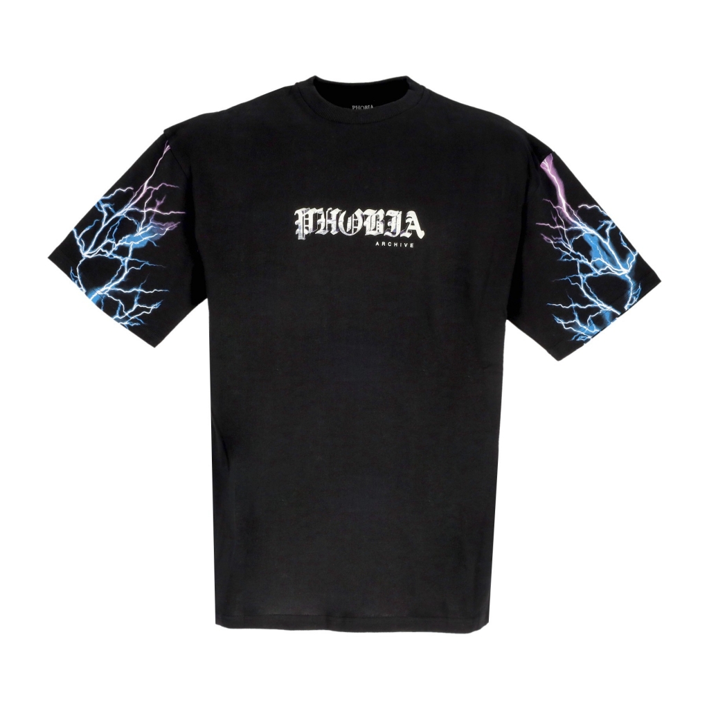 maglietta uomo lightning tee BLACK/BLUE/PURPLE