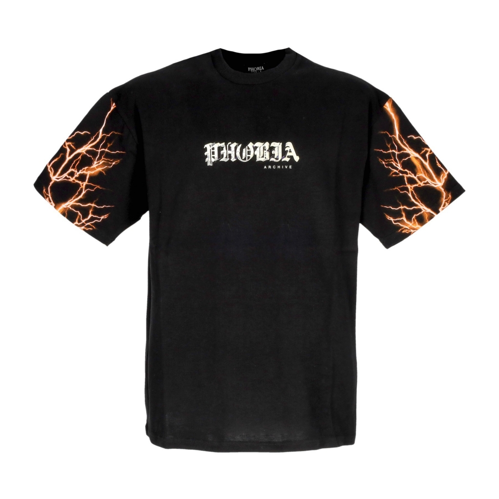 maglietta uomo lightning tee BLACK/ORANGE