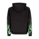 felpa leggera cappuccio uomo lightning hoodie BLACK/GREEN