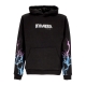 felpa leggera cappuccio uomo lightning hoodie BLACK/BLUE/PURPLE