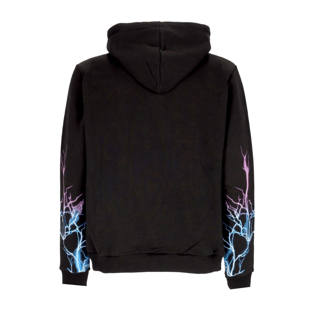 felpa leggera cappuccio uomo lightning hoodie BLACK/BLUE/PURPLE