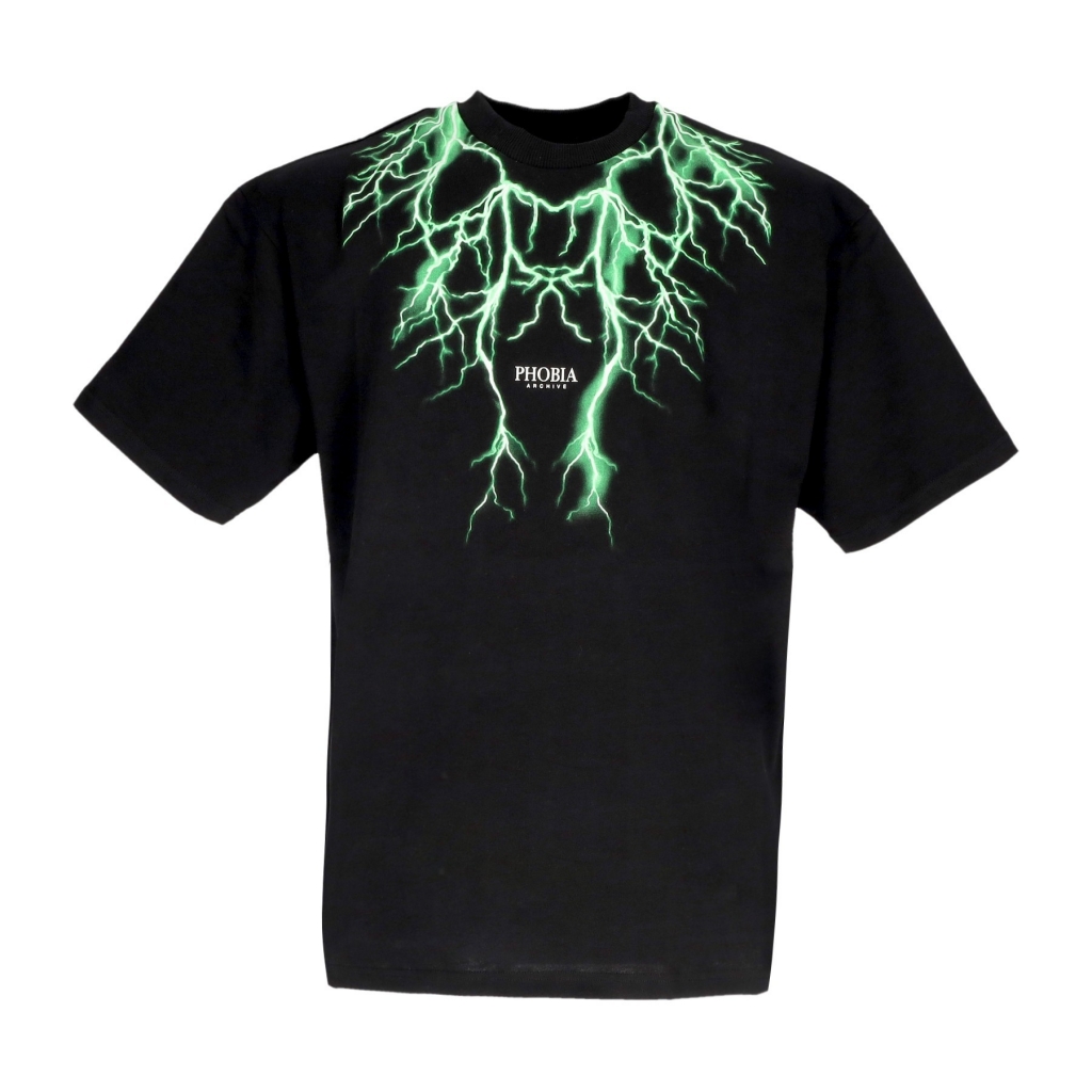 maglietta uomo front lightning tee BLACK/GREEN