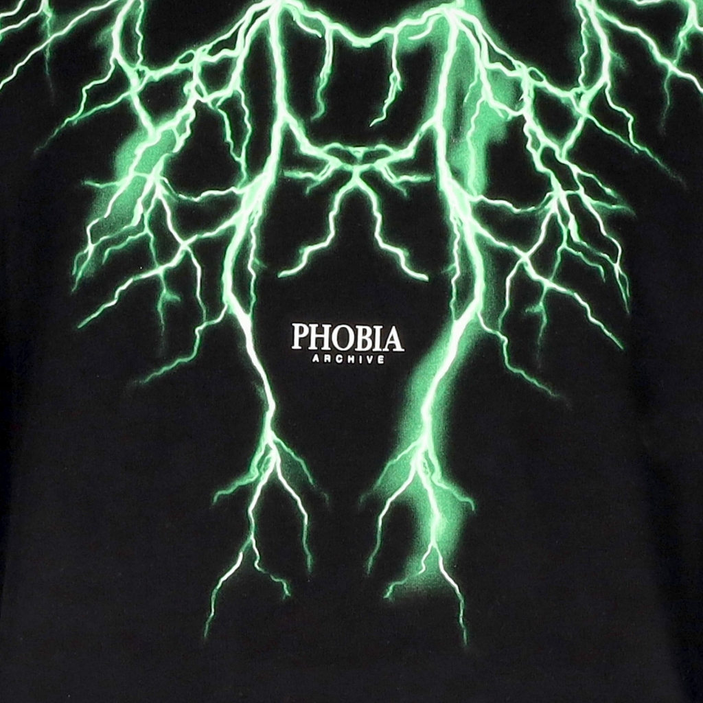 maglietta uomo front lightning tee BLACK/GREEN