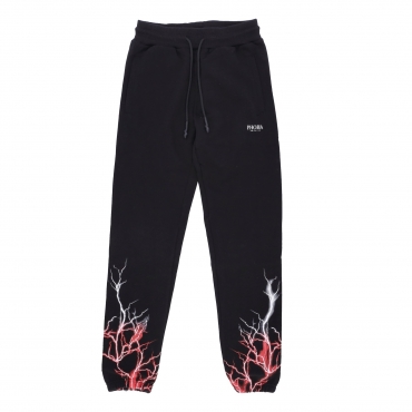 pantalone tuta leggero uomo lightning pants BLACK/RED/GREY