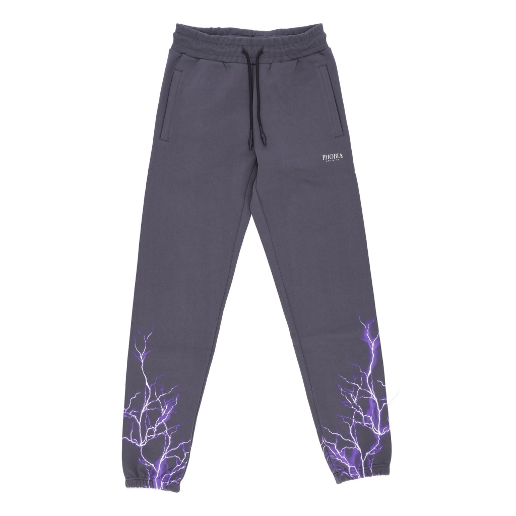 pantalone tuta leggero uomo lightning pants GREY/PURPLE