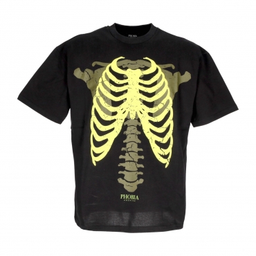 maglietta uomo bones tee BLACK/GREEN/LIGHT GREEN