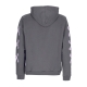 felpa leggera cappuccio uomo cross bones hoodie GREY/LILAC