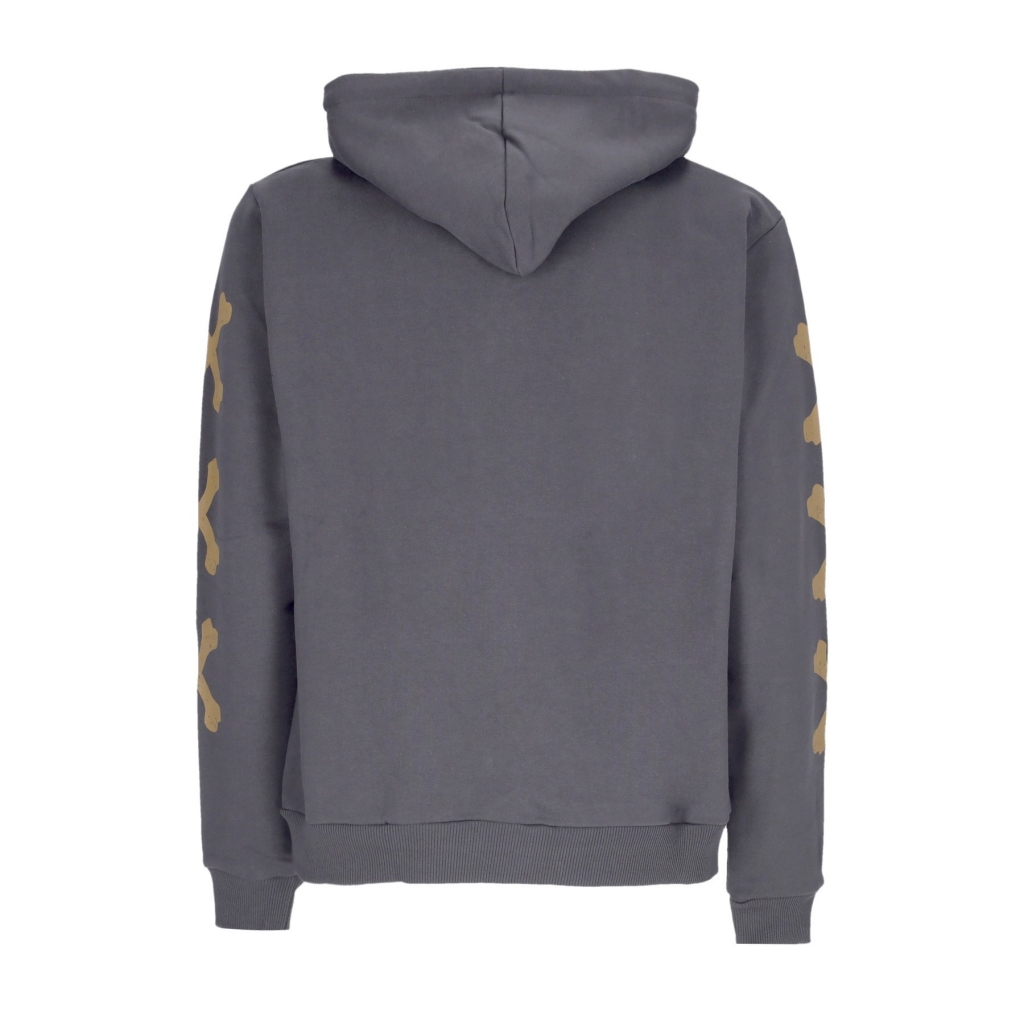 felpa leggera cappuccio uomo cross bones hoodie GREY/BEIGE