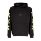 felpa leggera cappuccio uomo cross bones hoodie BLACK/GREEN