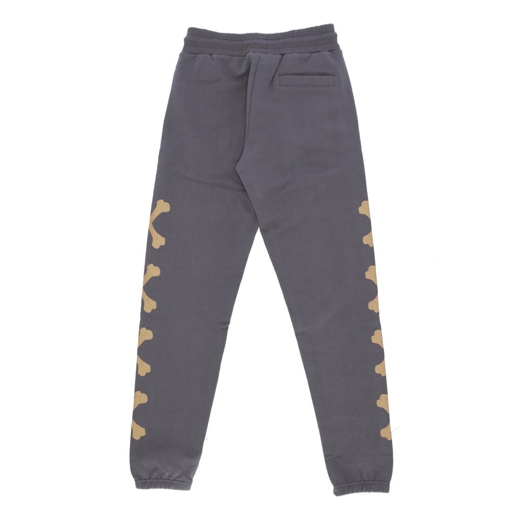 pantalone tuta leggero uomo cross bones pants GREY/BEIGE