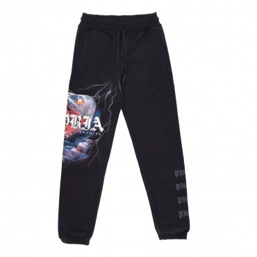 pantalone tuta leggero uomo snake pants BLACK