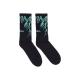 calza media uomo lightning socks BLACK/GREEN