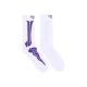 calza media uomo bones socks WHITE/PURPLE