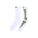 calza media uomo bones socks WHITE/GREEN