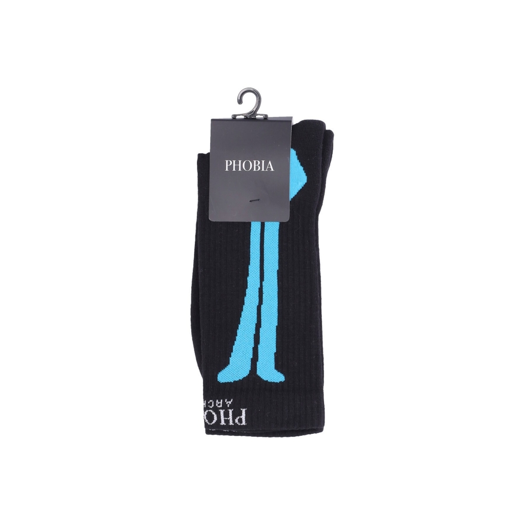 calza media uomo bones socks BLACK/BLUE