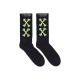 calza media uomo cross bones socks BLACK/GREEN