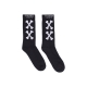 calza media uomo cross bones socks BLACK/WHITE