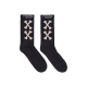 calza media uomo cross bones socks BLACK/BEIGE