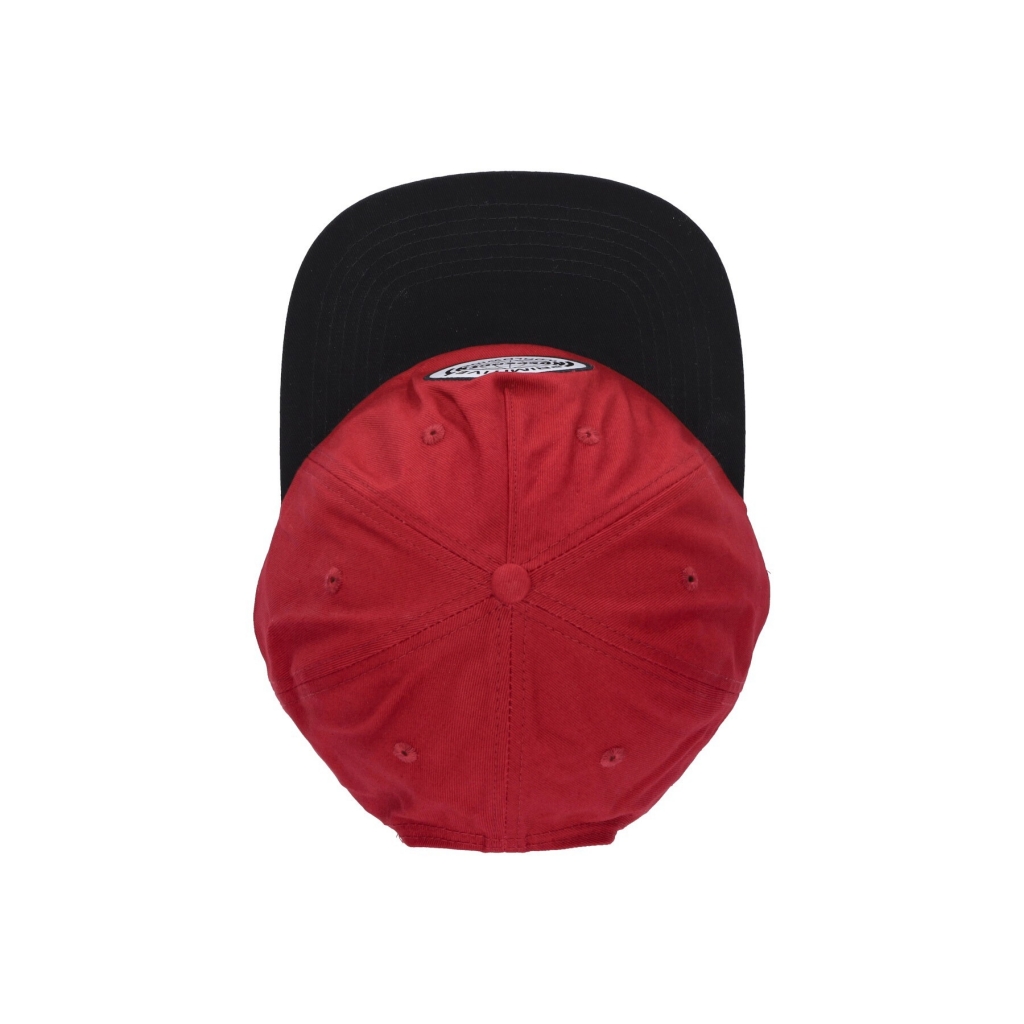 cappellino visiera piatta uomo global snapback x independent RED