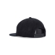 cappellino visiera piatta uomo global snapback x independent BLACK