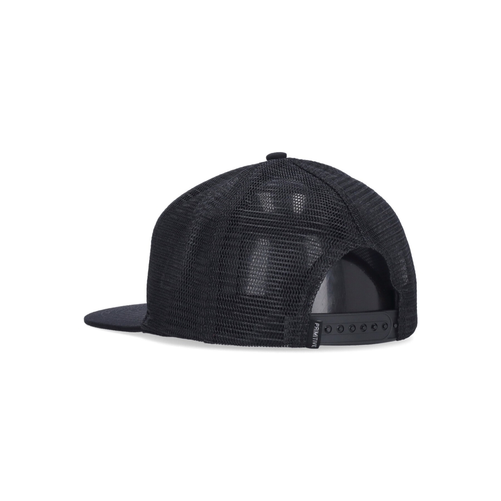 cappellino visiera piatta uomo global trucker x independent BLACK