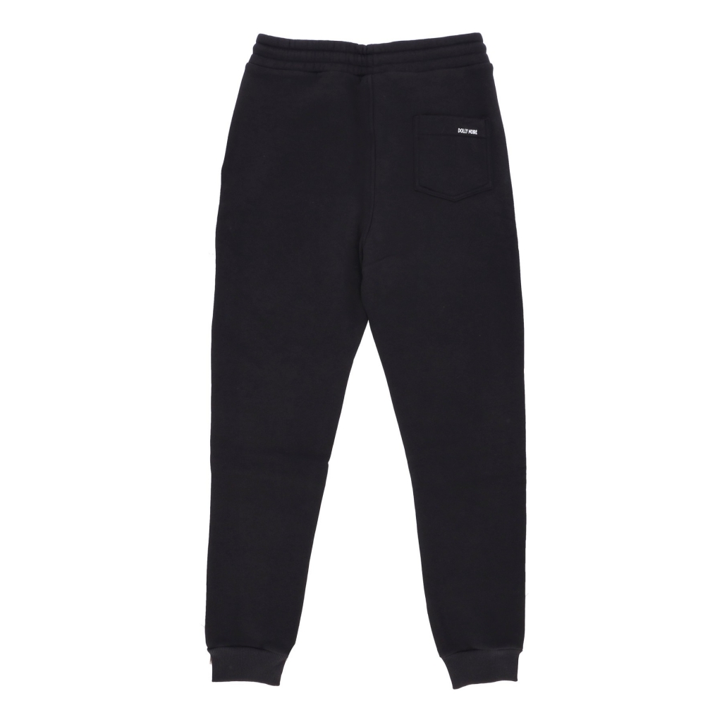 pantalone tuta felpato uomo sweatpants jogger BLACK