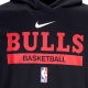 felpa leggera cappuccio uomo nba dri fit spotlight po hoodie chibul BLACK