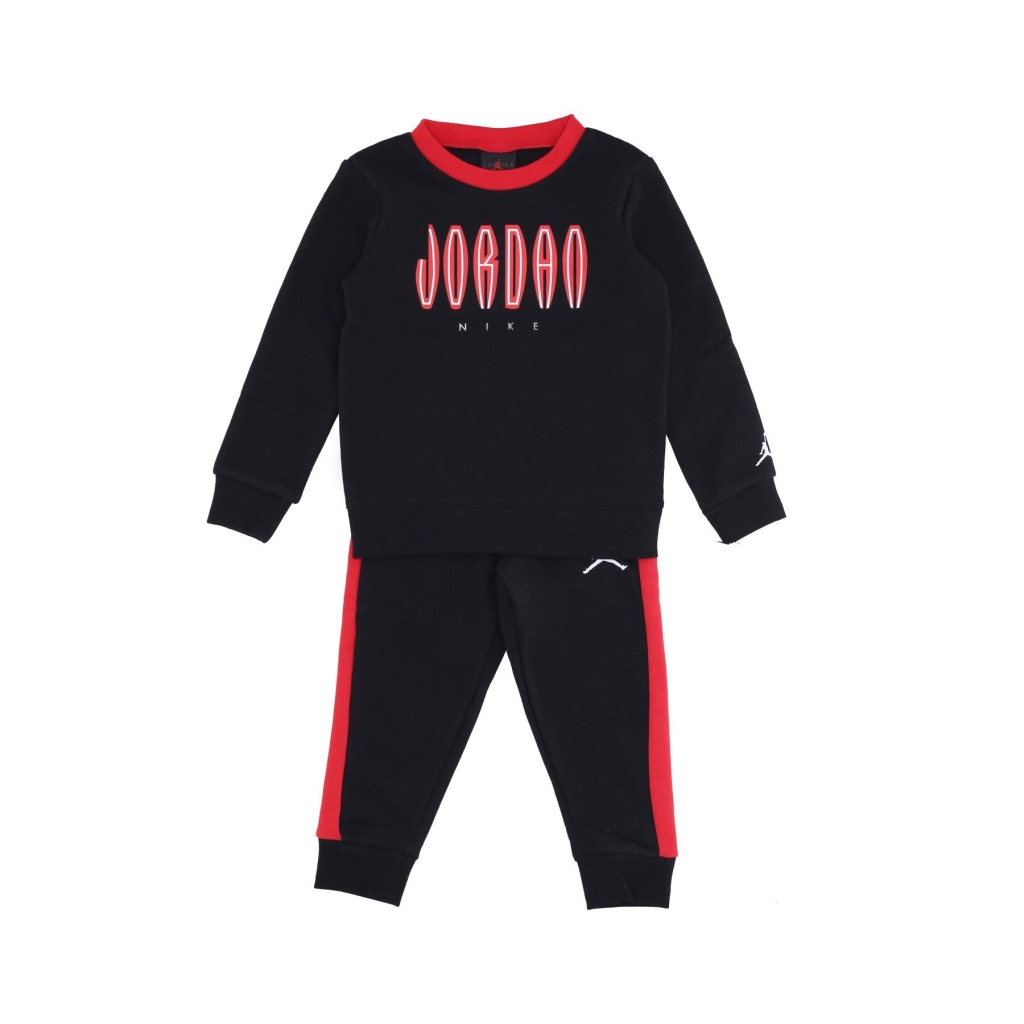 completo tuta bambino mj mvp statement fleece set BLACK