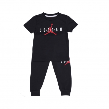 set t-shirt+pantalone bambino jordan sustainable pant set BLACK