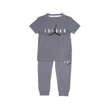 set t-shirt+pantalone bambino jordan sustainable pant set SMOKE GREY