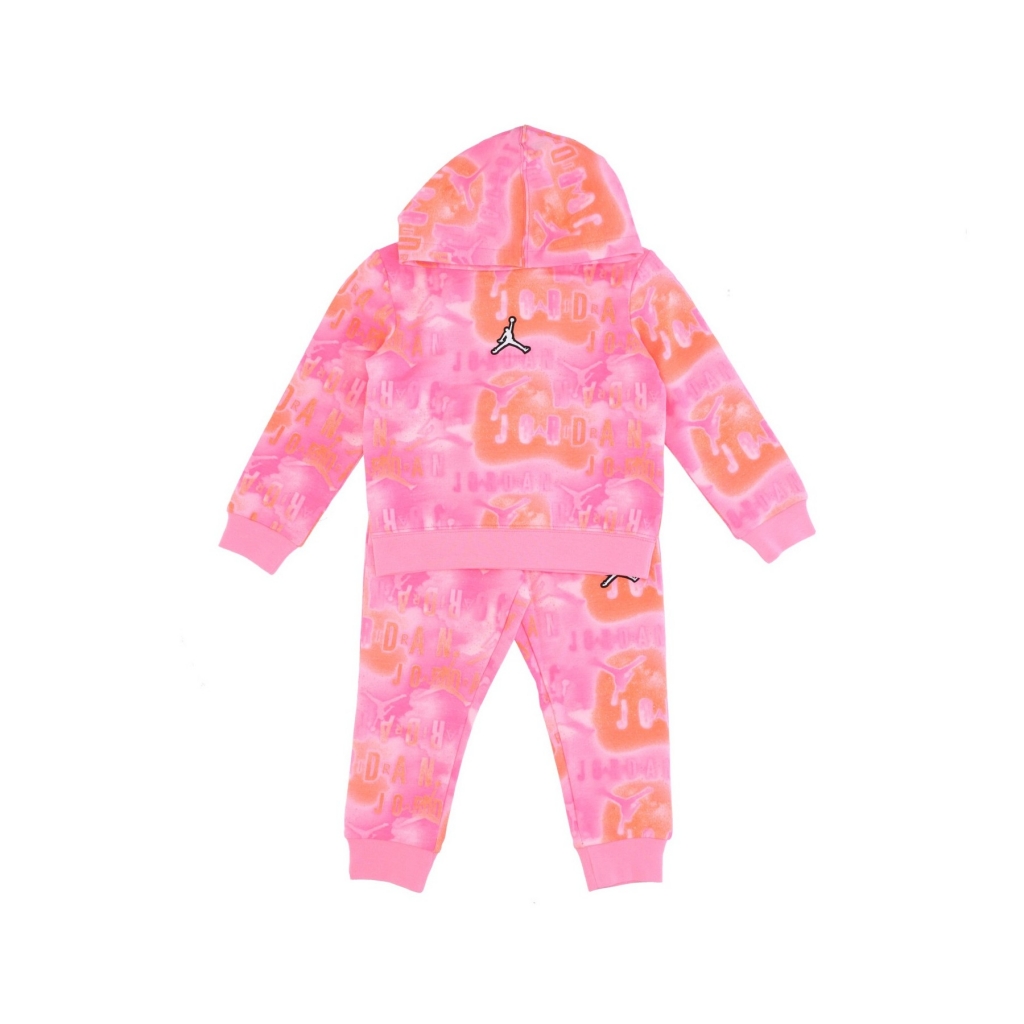 completo tuta bambina essentials aop fleece po set PINKSICLE