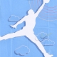 maglietta ragazza jumpman sun rise tee UNIVERSITY BLUE