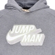 felpa leggera cappuccio uomo jumpman fleece pullover hoodie CARBON HEATHER