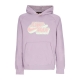 felpa leggera cappuccio uomo jumpman fleece pullover hoodie PLUM FOG