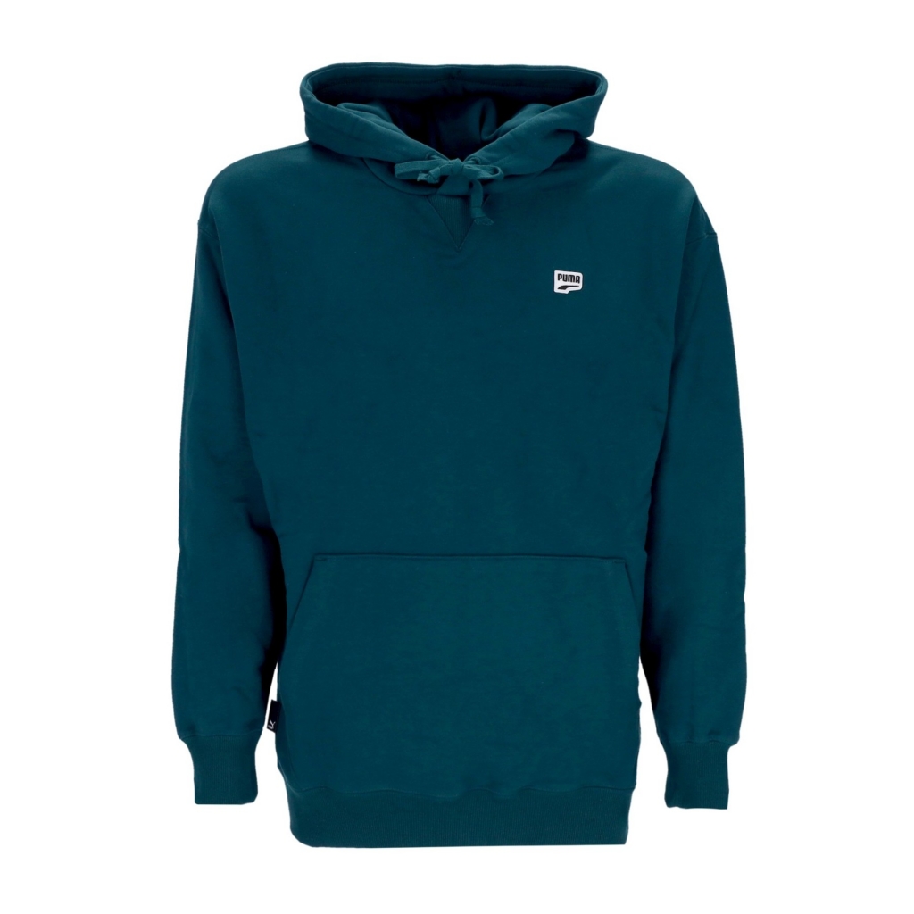 felpa leggera cappuccio uomo downtown hoodie tr VARSITY GREEN