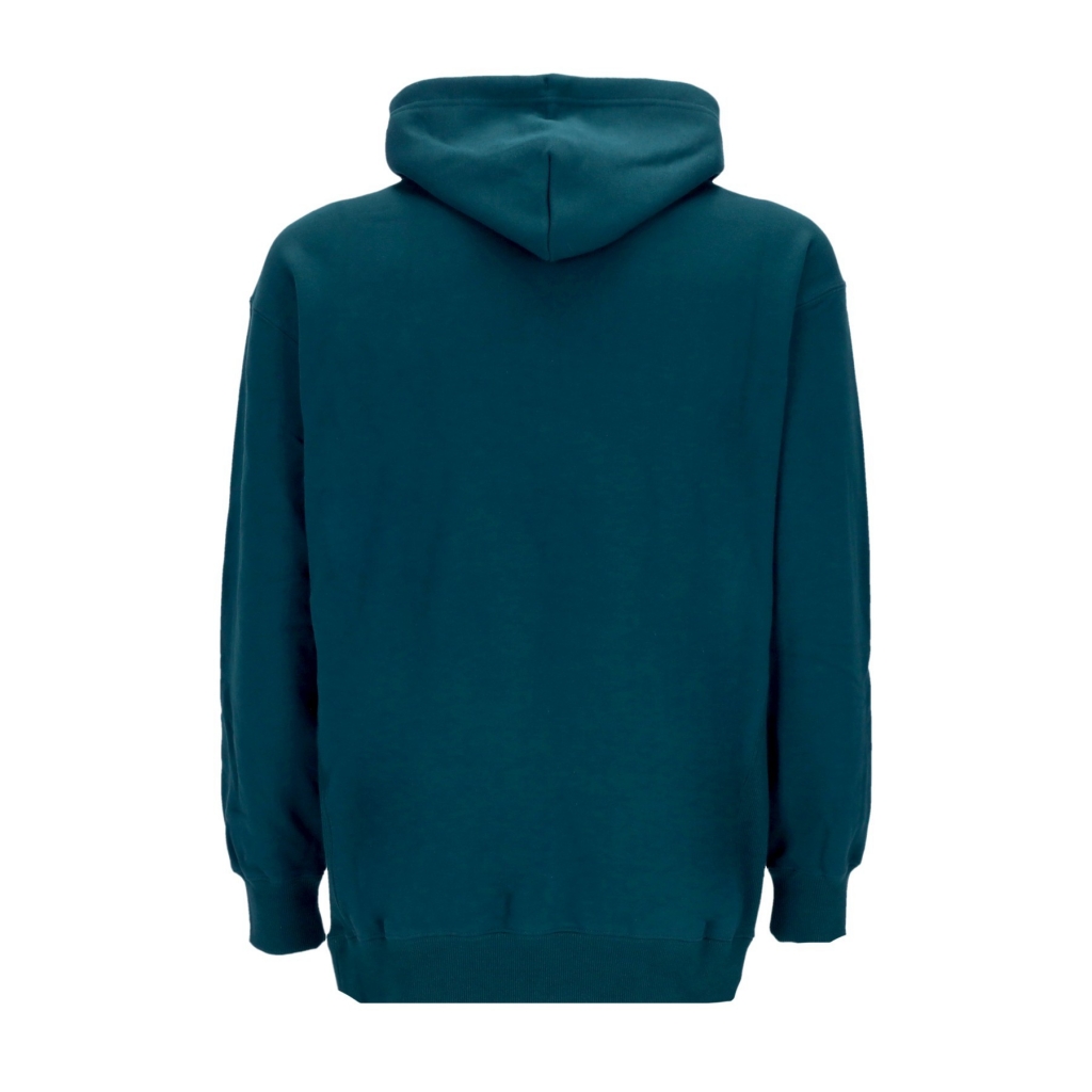 felpa leggera cappuccio uomo downtown hoodie tr VARSITY GREEN