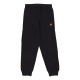 pantalone tuta felpato uomo american script jogging BLACK