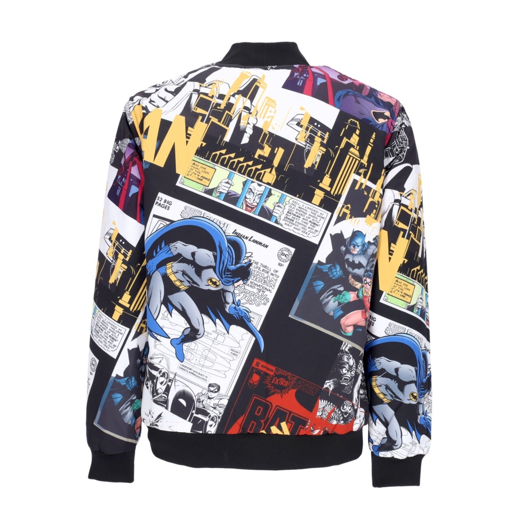 giubbotto uomo  reversible bomber jacket x batman BLACK